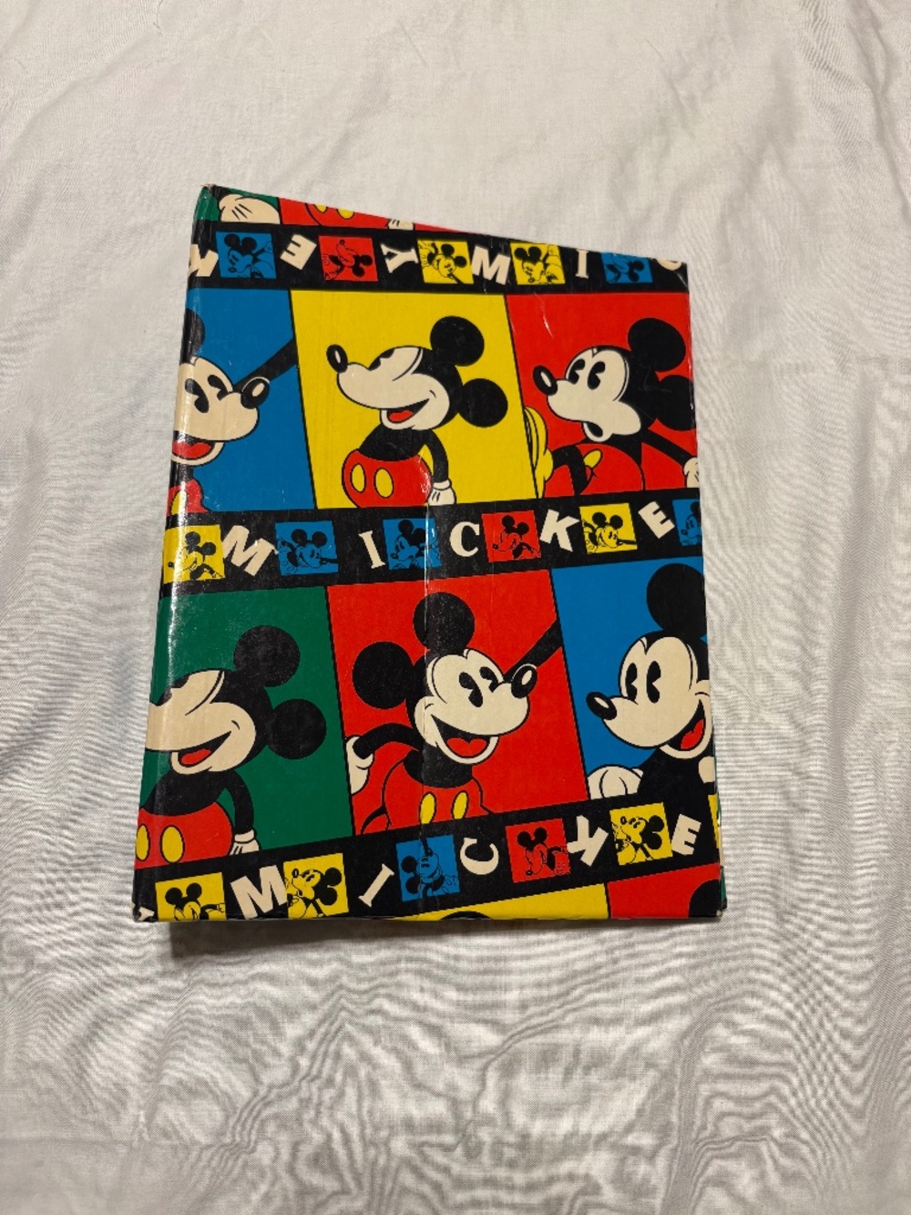 Vintage 1996 Disney World Mickey Mouse 3-Ring Photo Album Binder Holson USA